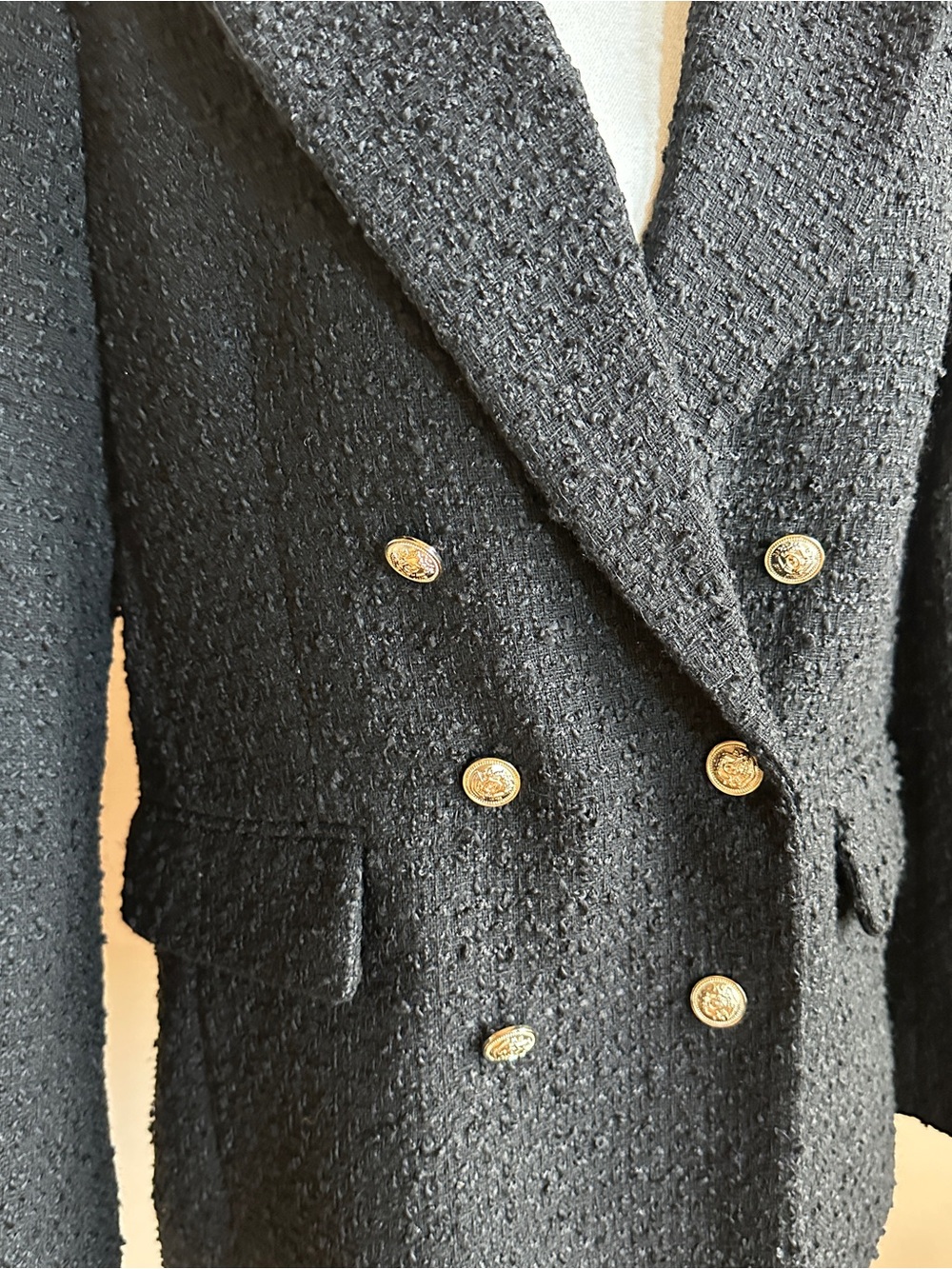 H&M Double-breasted Bouclé Jacket - Picture 5 of 11